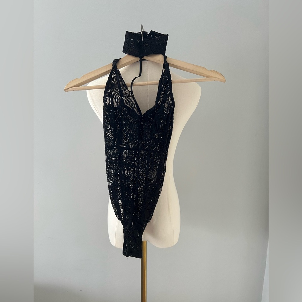 Black Lace Bodysuit